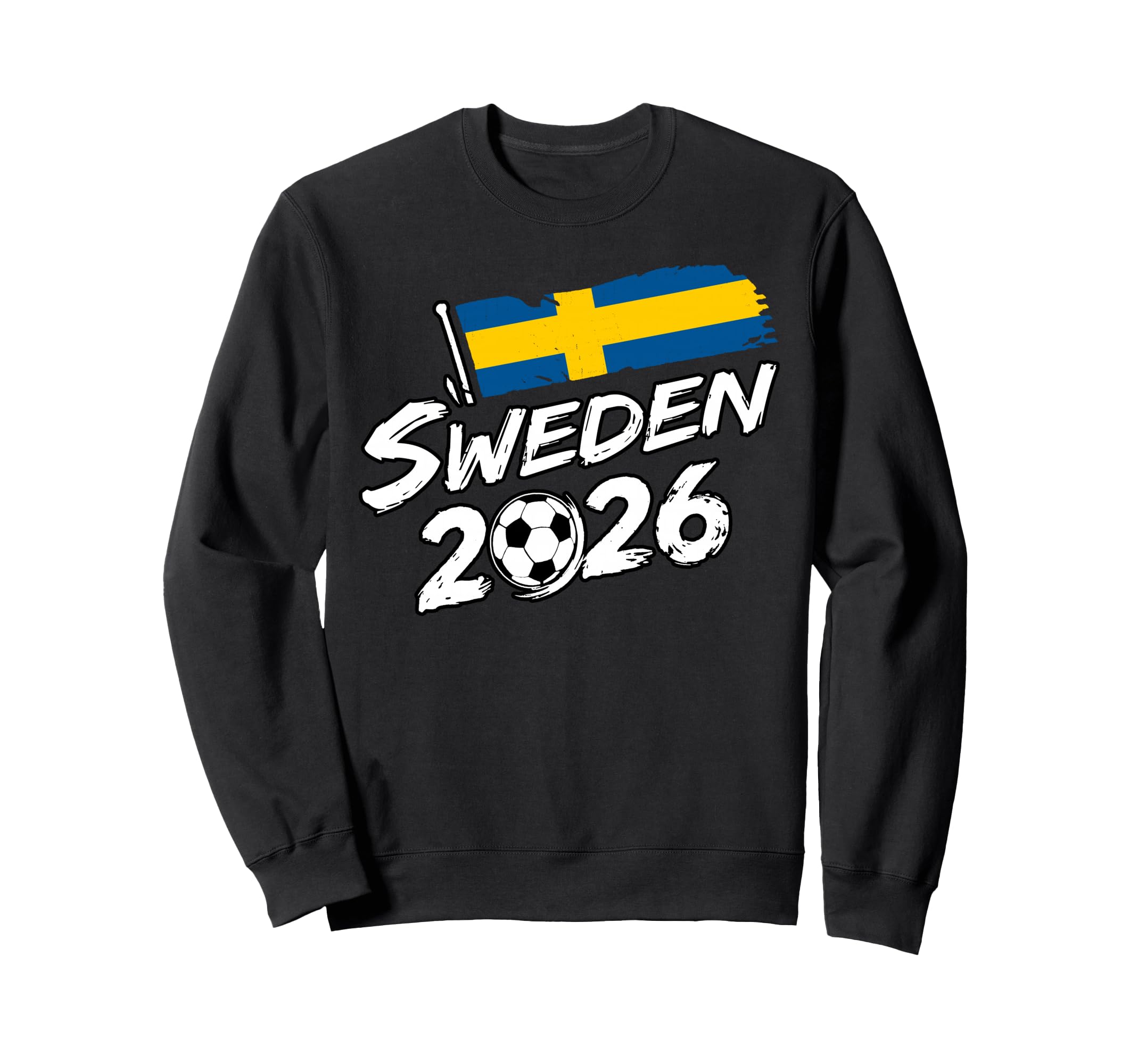 Sweden Soccer Football Game Player Sweatshirt - Trendy Graphic Men Women