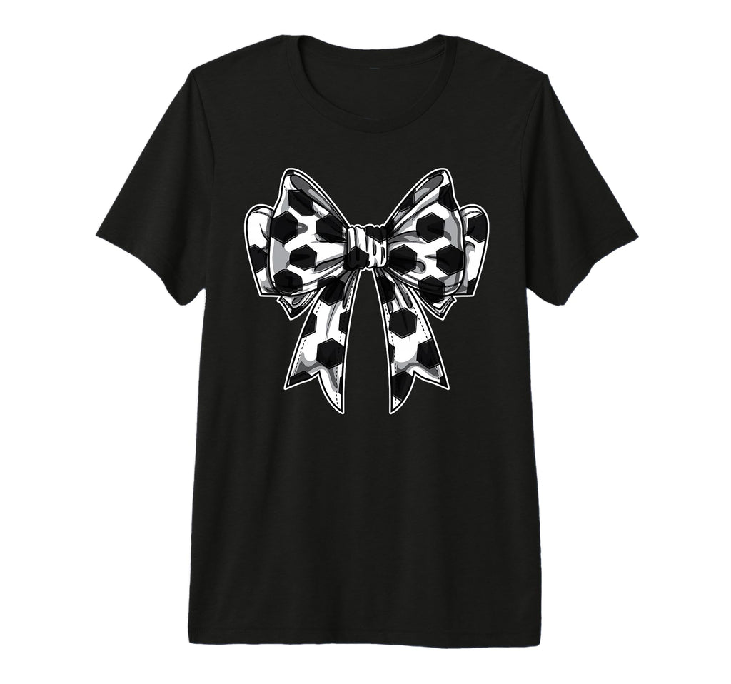 Football Ball Coquette Bow Game Day T-Shirt - Streetwear Style for Adults