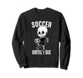 Funny Soccer Sport Teen Futbol Sweatshirt - Minimalist Print for Adults