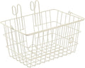 Retrospec Apollo-Lite Lift-Off Bike Basket - Detachable Steel Handlebar Basket with Carrying Handle for Commuting, Shopping & Beach Trips - 14.5in x 9.5in Weather-Resistant Biking Gear