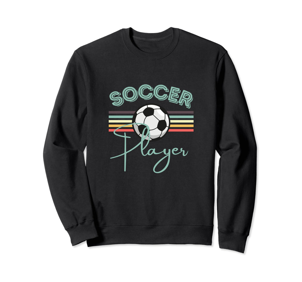 Soccer Player Fun Sweatshirt - Minimalist Print Unisex