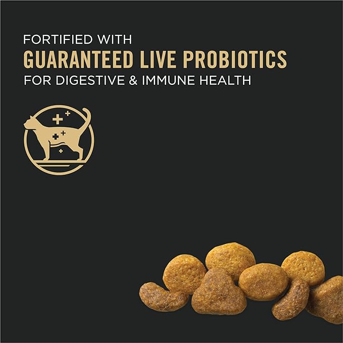 Purina Pro Plan High Protein Cat Food With Probiotics for Cats, Chicken and Rice Formula - 3.5 lb. Bag