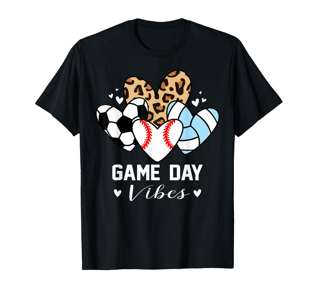 Game Day Vibes Funny Baseball T-Shirt - Streetwear Style for Adults