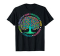 Tree Life Kindness Peace Inclusion Love T-Shirt - Trendy Graphic Unisex