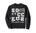 Soccer Mama Coquette Bow Funny Soccer Sweatshirt - Graphic Print Men Women