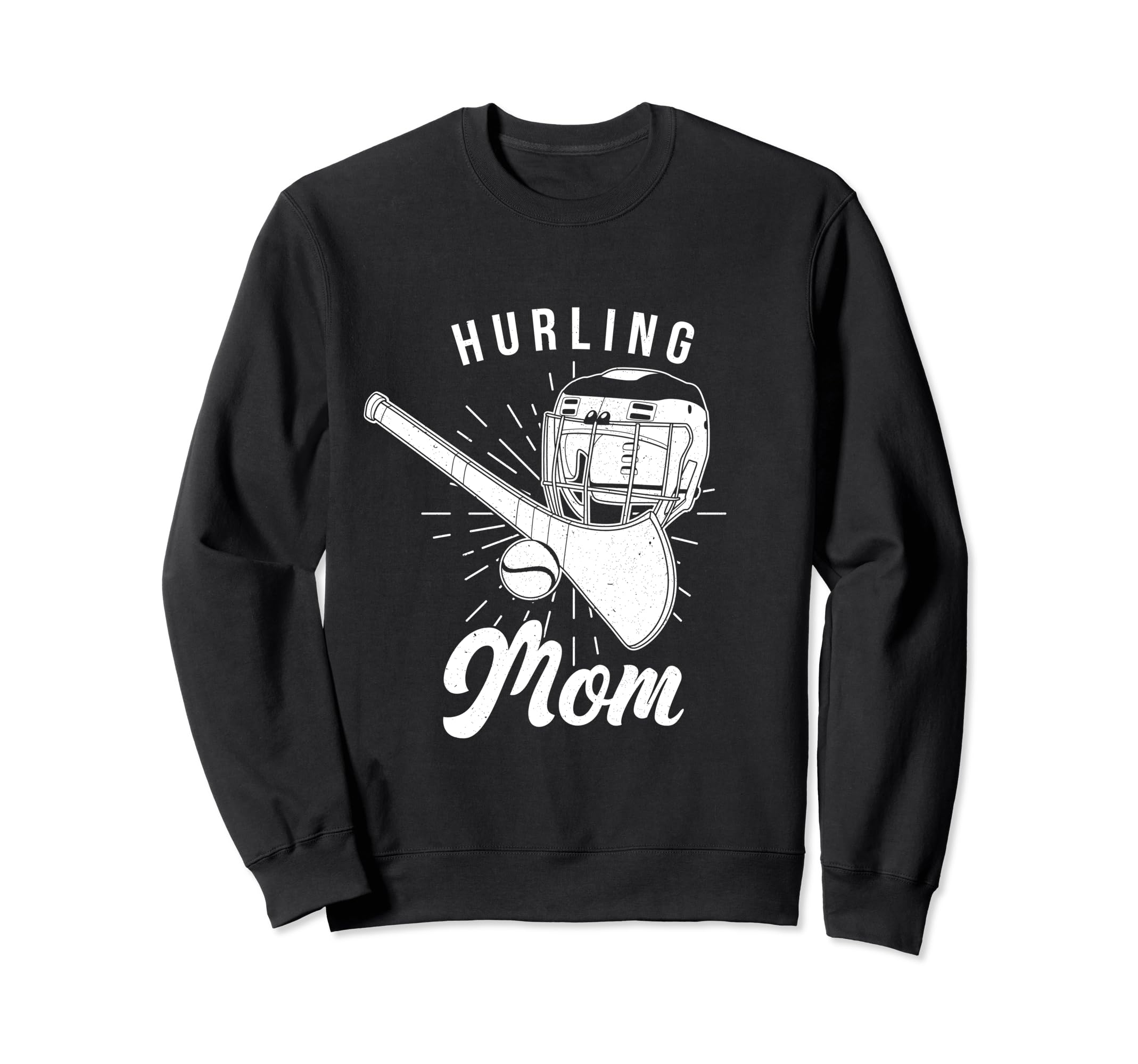 Hurling Helmet Athletic Sweatshirt - Streetwear Style for Adults