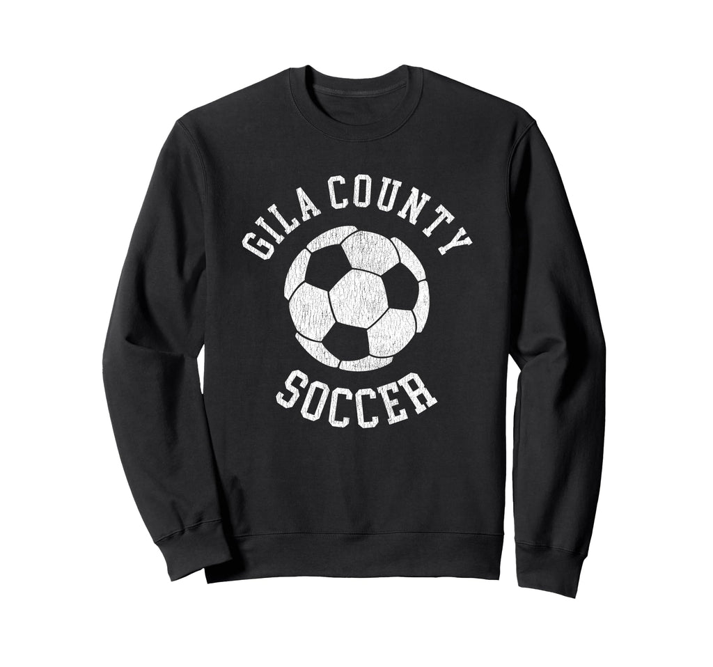 Gila County Soccer Distressed Sweatshirt - Casual Everyday Wear for Adults