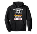My Favorite Keeper Calls Me Mum Soccer Hoodie - Custom Art Print Men Women