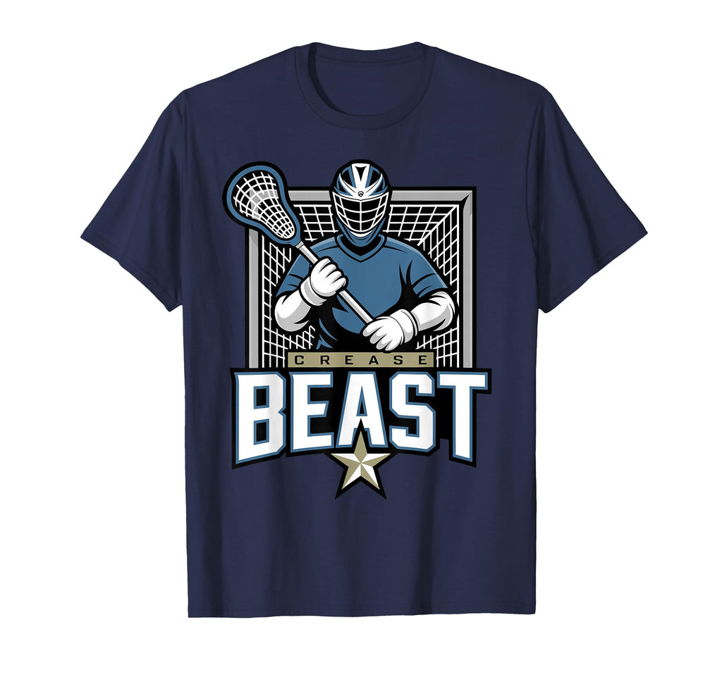 Lacrosse Goalie Lax Goalkeeper Crease T-Shirt - Graphic Print for Adults