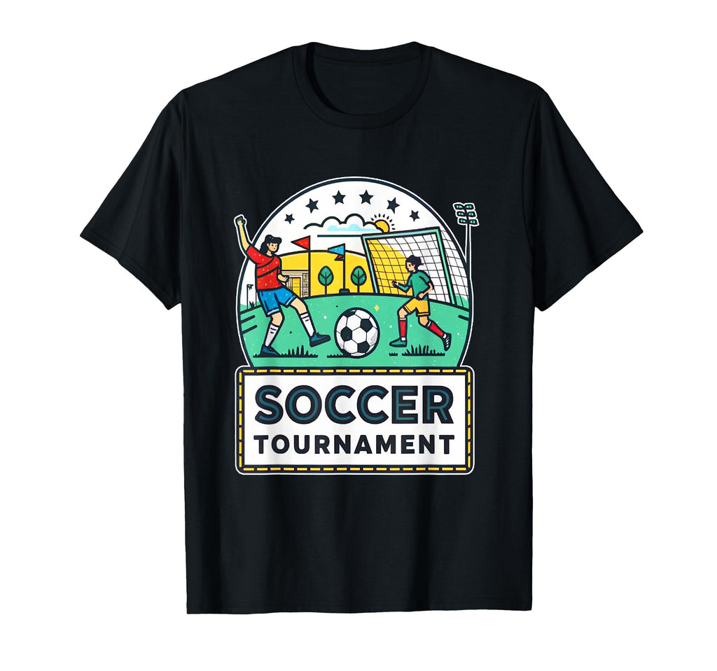 Competitive Sports Soccer Tournament T-Shirt - Casual Everyday Wear Unisex