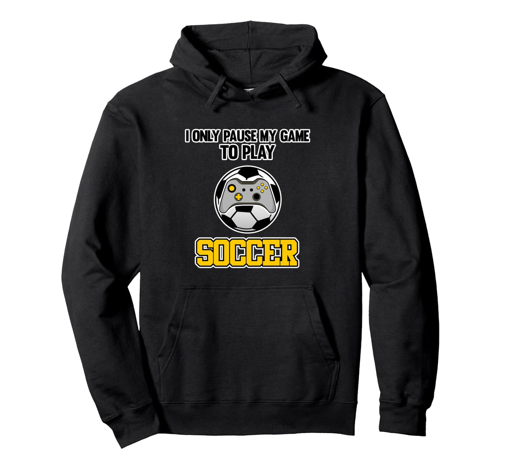 Pause Game To Play Soccer Football Coach Hoodie - Custom Art Print Unisex