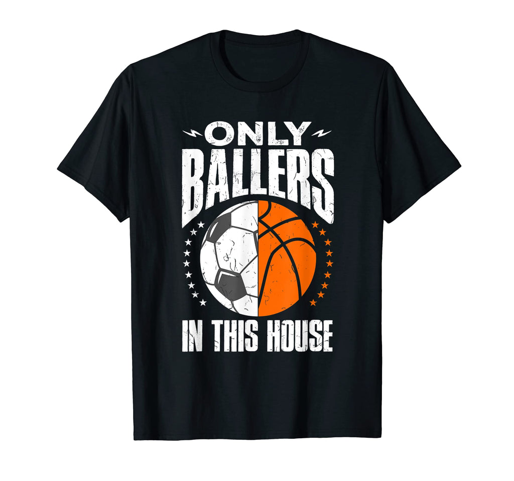 Only Ballers Ball Mom Dad Basketball T-Shirt - Graphic Print Men Women