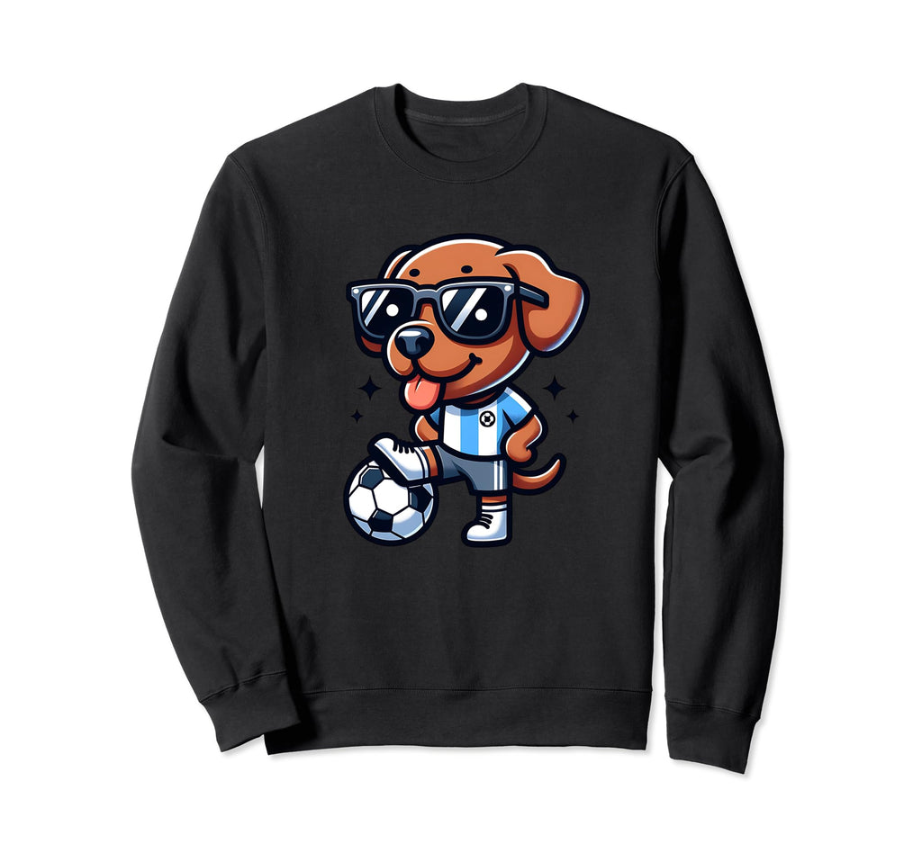 Rodesian Ridgeback Soccer Player Sweatshirt - Unique Graphic Unisex