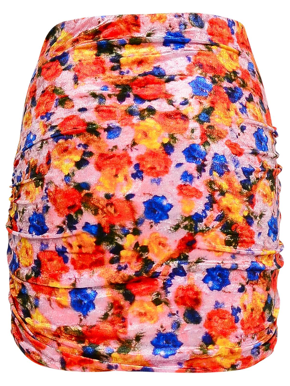 Isabel Marant Orange Polyamide Miniskirt Women
