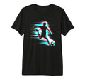 Soccer Player Glitch Soccer Sports T-Shirt - Streetwear Style Men Women