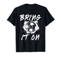 Soccer Team Soccer Ball T-Shirt - Casual Everyday Wear Men Women