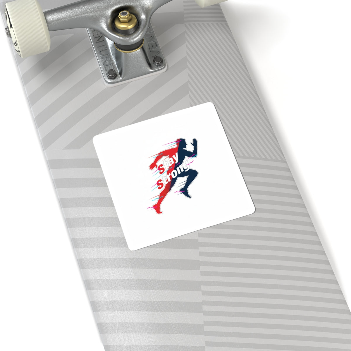 Stay Strong Runner Sticker | Fitness Motivation, Gym Mantra