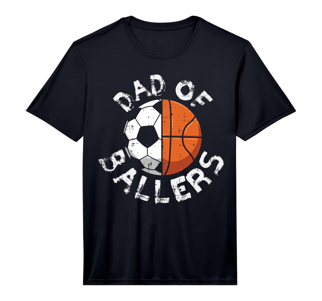 Mens Fathers Day Dad Ballers T-Shirt - Aesthetic Graphic for Adults