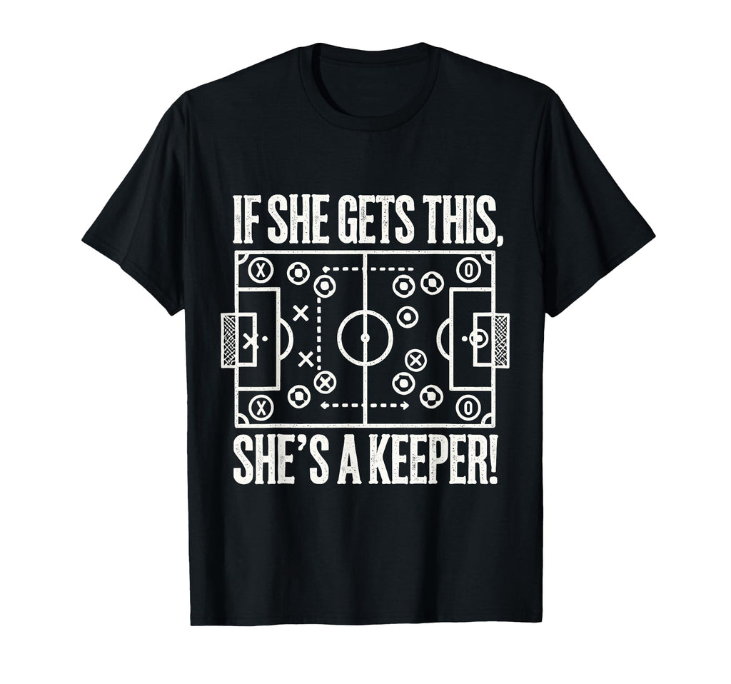 Soccer Goalie Art Soccer Coach Gifts T-Shirt - Novelty Apparel Unisex