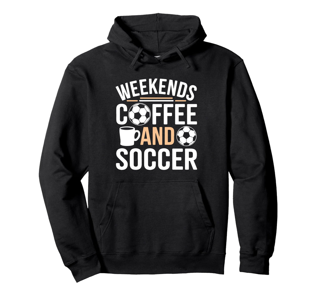Weekends Coffee And Soccer Mom Life Hoodie - Minimalist Print Men Women