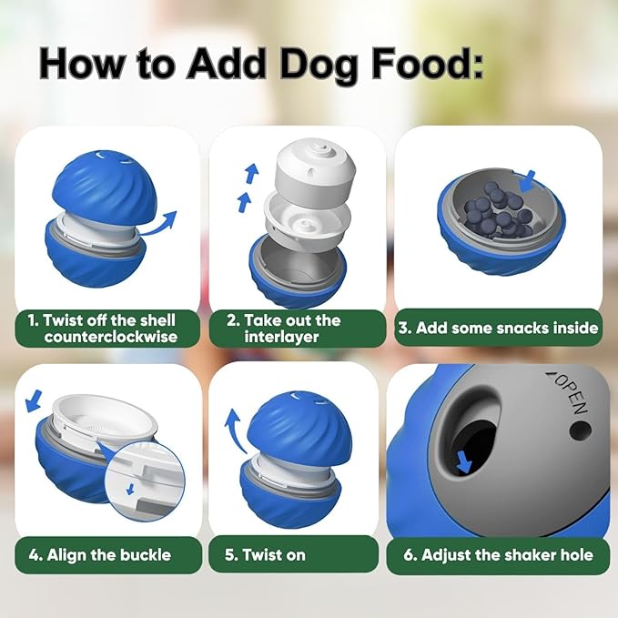 Zoomie Buddy 2.0, Zoomie Buddy for Dogs, 2 in 1 Smart Touch Interactive Dog Balls ＆ Pet Feeder, 2.83" Diameter, Suitable for Small/Medium Dogs, with Fruit Plush Cover (Orange, Only)