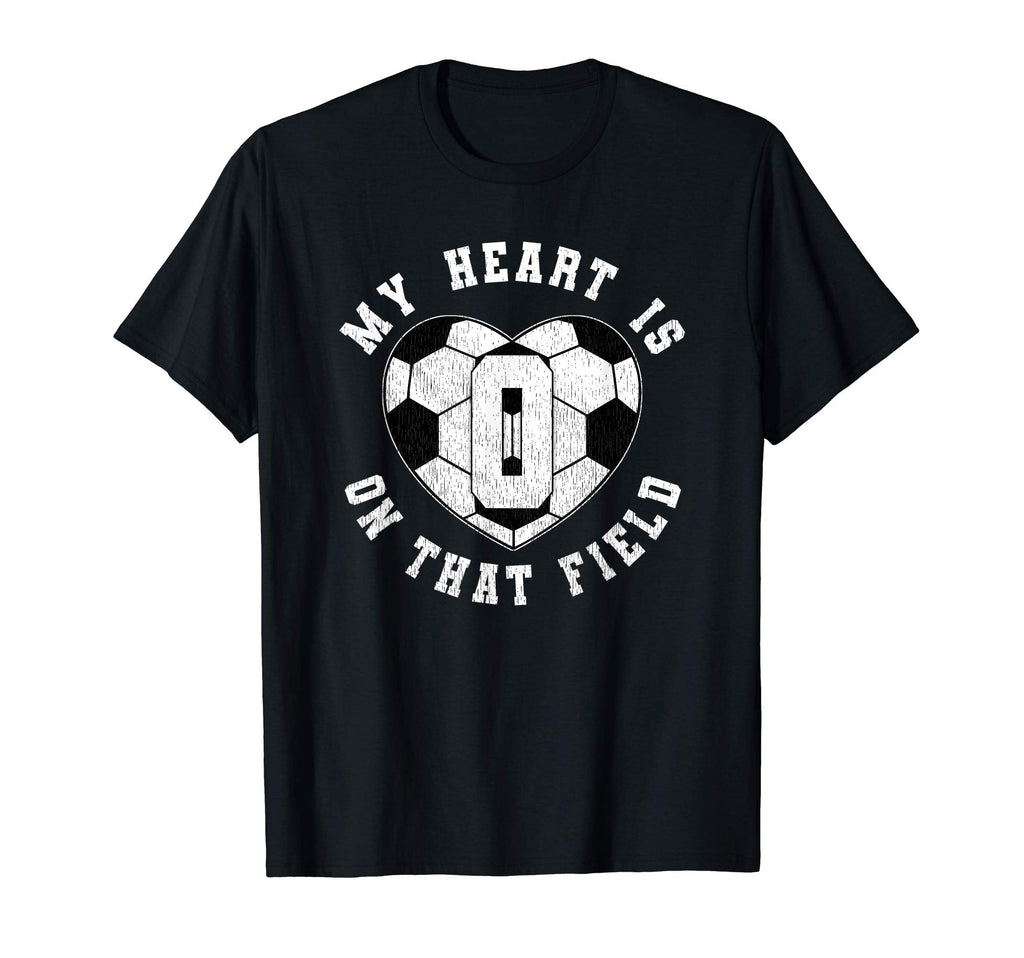 Soccer Player Mom Dad Jersey Number 0 T-Shirt - Graphic Print Unisex