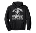 Funny Hockey Goalie Grandpa Hockey Hoodie - Custom Art Print for Adults