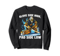 Ice Hockey Goalie Goaltender Sweatshirt - Minimalist Print Men Women