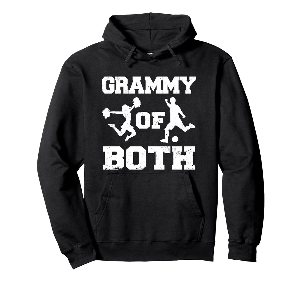 Grammy Both Cheer Soccer Funny Hoodie - Casual Everyday Wear Men Women