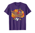 Turkey Dab Soccer Football Thanksgiving T-Shirt - Streetwear Style Unisex