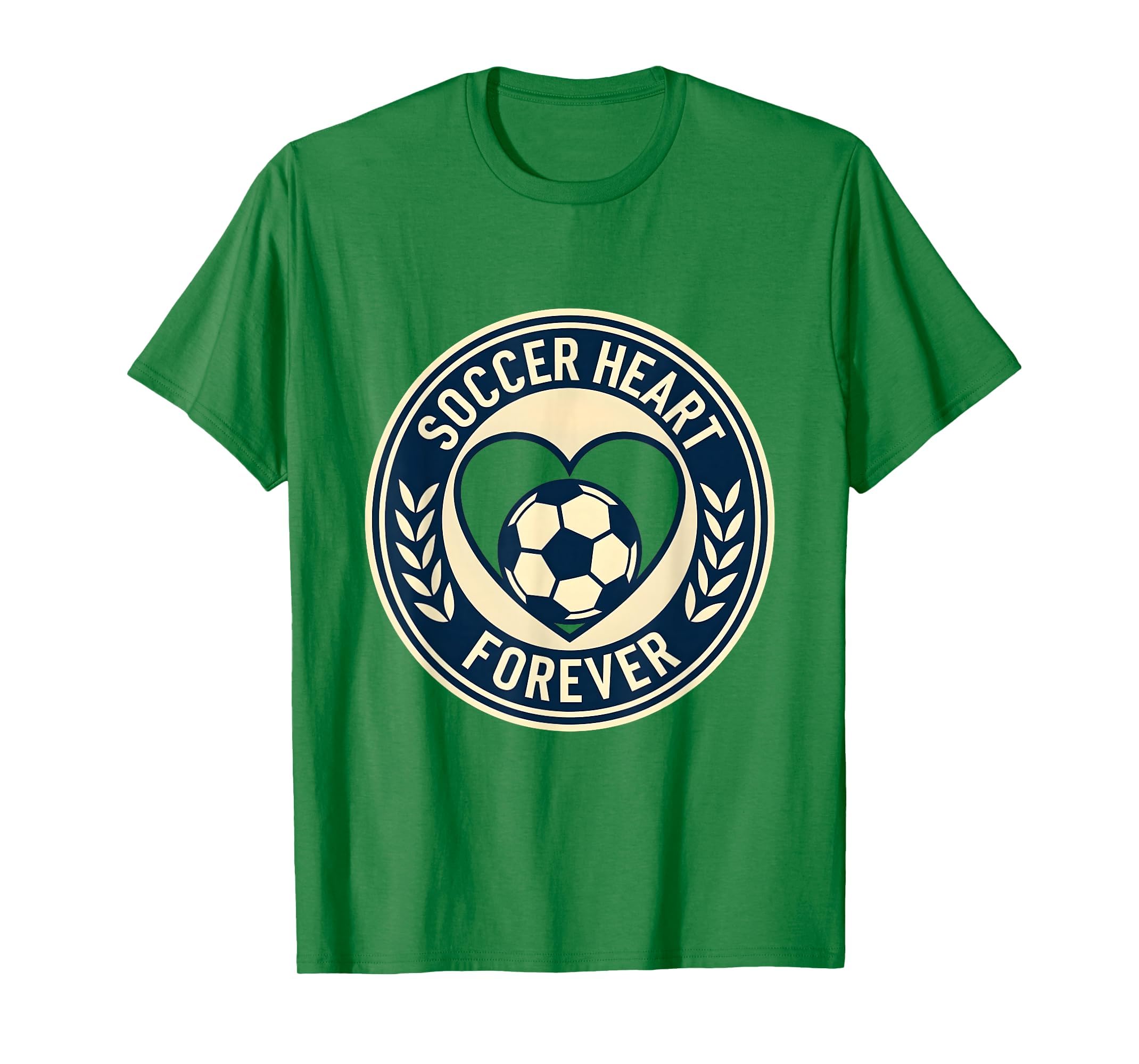 Soccer Heart Forever Passionate Fan T-Shirt - Trendy Graphic for Adults