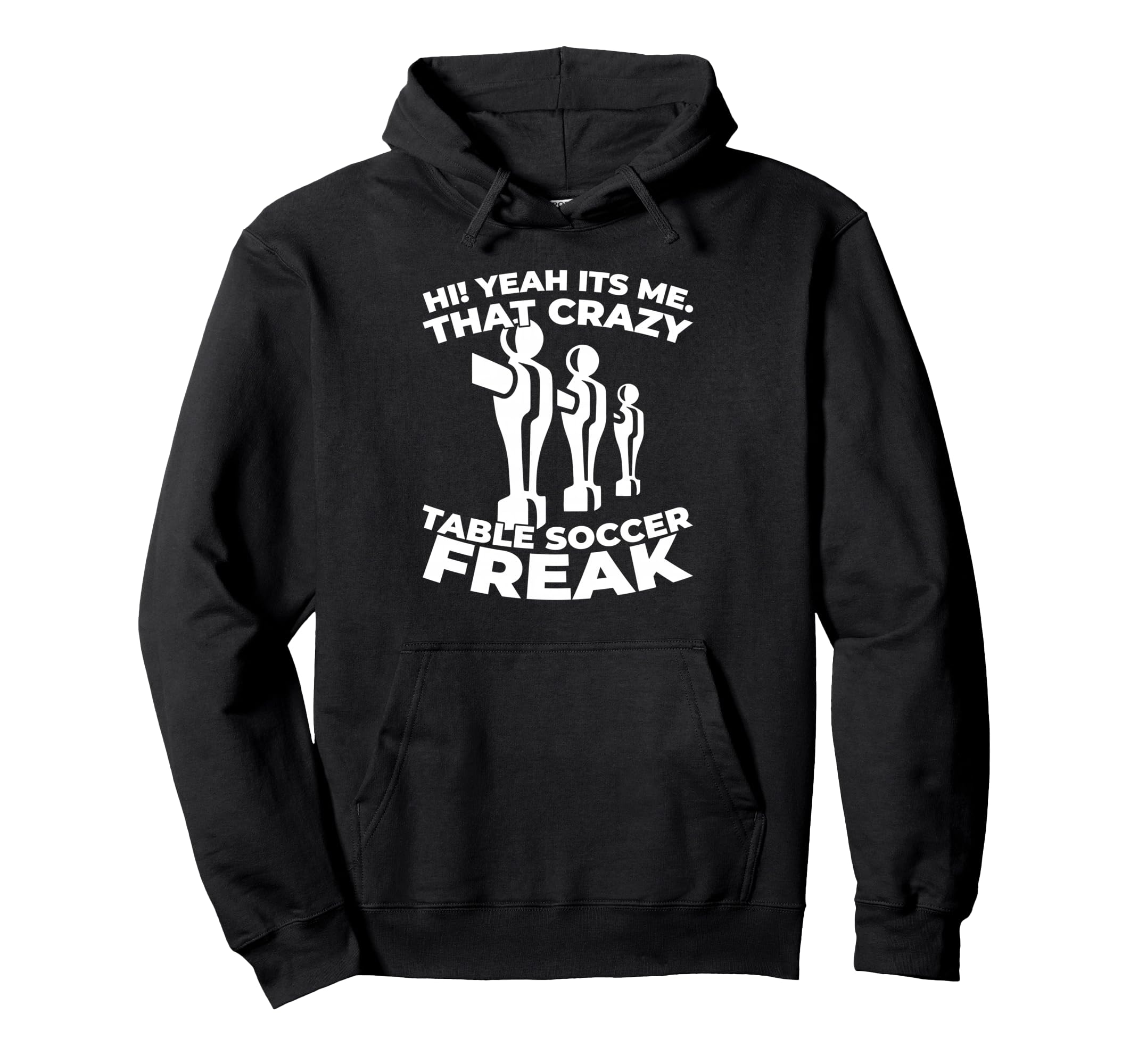 Foosball Kicker Table Soccer Hoodie - Streetwear Style for Adults