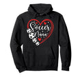 Soccer Nana Grandma Heart Nana Soccer Hoodie - Aesthetic Graphic Men Women