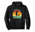 Sunset Soccer Silhouette Obsessed Soccer Hoodie - Novelty Apparel Men Women