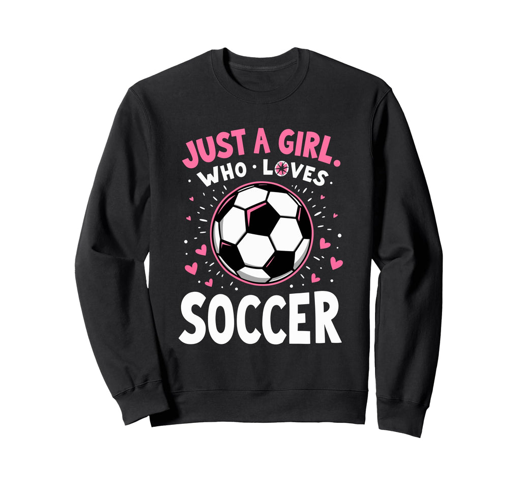 Soccer Daughter Just Who Loves Sweatshirt - Custom Art Print for Adults