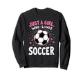 Soccer Daughter Just Who Loves Sweatshirt - Custom Art Print for Adults