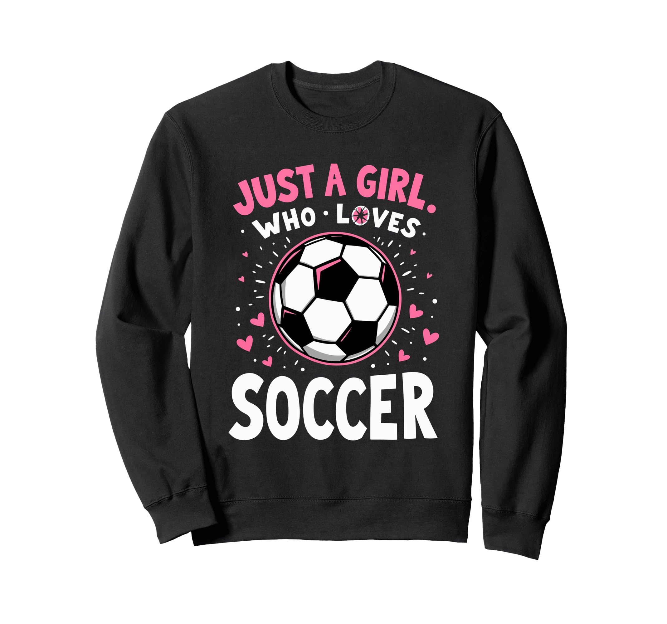Soccer Daughter Just Who Loves Sweatshirt - Custom Art Print for Adults