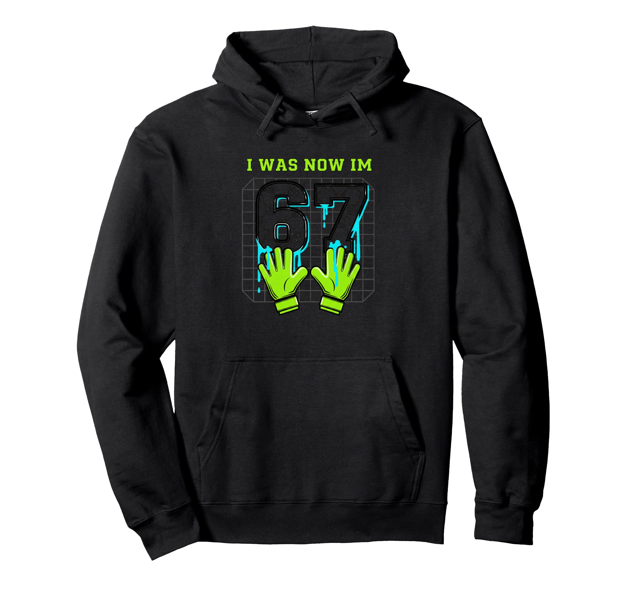 Us States Soccer Goalie 67 Throwback Hoodie - Graphic Print for Adults