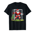 Santa Plays Soccer Soccer Player T-Shirt - Streetwear Style Men Women