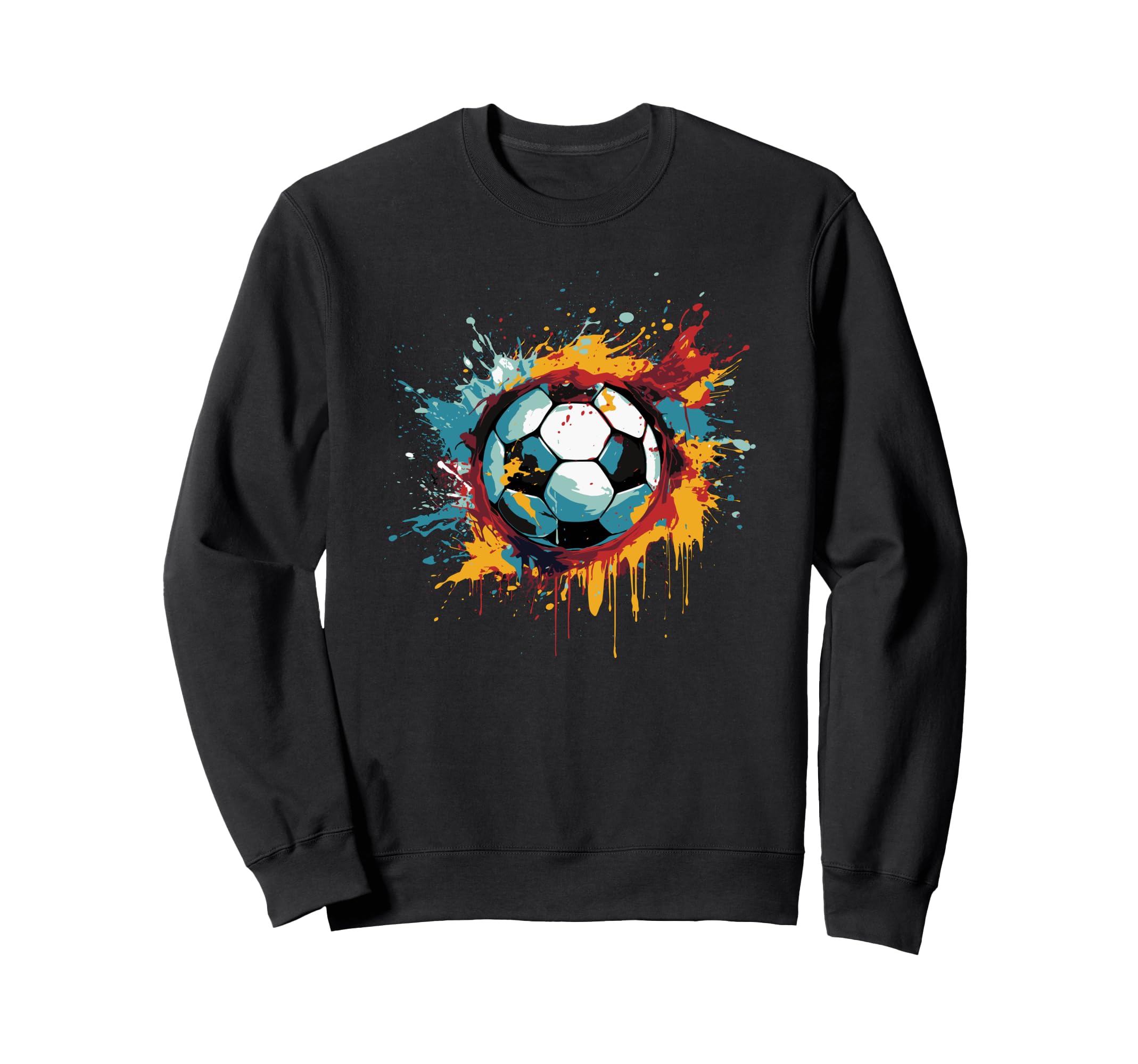 Dark Soccer Football Love Hoodie - Fun Novelty Design Men Women