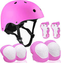 Adjustable Helmet for Ages 3-16 Kids Toddler Boys Girls Youth,Protective Gear with Elbow Knee Wrist Pads for Multi-Sports Skateboarding Bike Riding Scooter Inline skatings Longboard Roller Skate