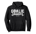 Ice Hockey Goalie Grandpa Hockey Keeper Hoodie - Aesthetic Graphic Unisex