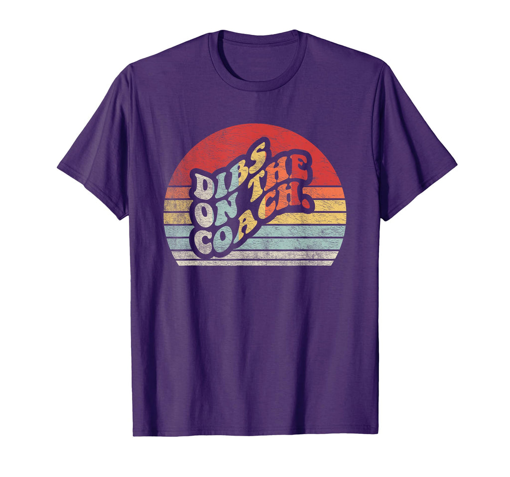 Dibs Coach Coachs Basketball T-Shirt - Novelty Apparel for Adults