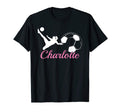 Charlotte Name Gift Personalized Soccer T-Shirt - Fun Novelty Design Unisex