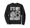 Its My 8Th Birthday Soccer Player Sweatshirt - Minimalist Print Men Women