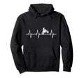 Dirt Bike Heartbeat Motocross Hoodie - Casual Everyday Wear for Adults