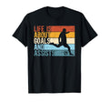 Funny Soccer Life Is About Goals And T-Shirt - Custom Art Print Unisex