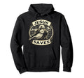 Jesus Saves Soccer Goalie Hoodie - Novelty Apparel Unisex