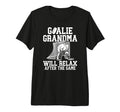 Funny Hockey Goalie Grandma Ice Hockey T-Shirt - Novelty Apparel Unisex