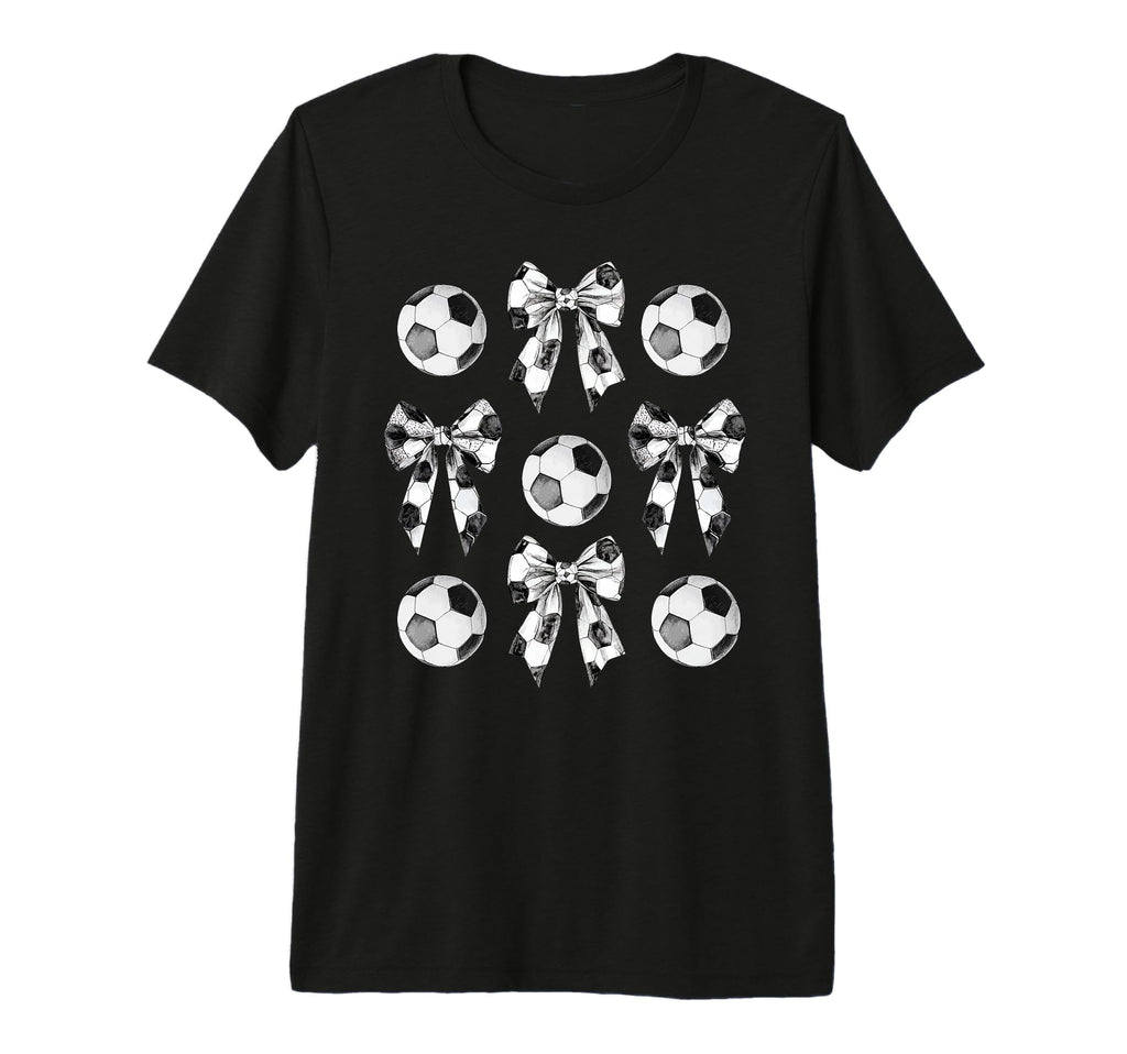 Coach Trainer Soccer Bow Coquette Mom T-Shirt - Streetwear Style Unisex